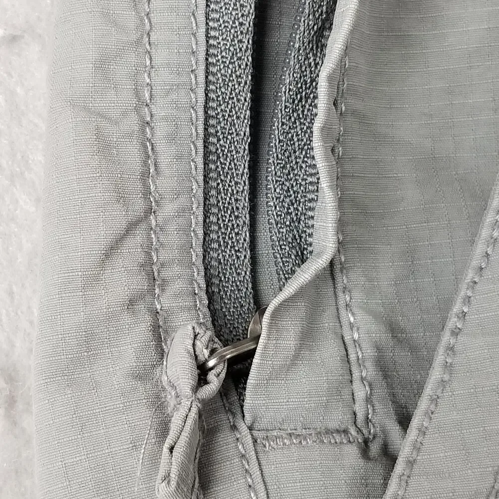 Hawke & Co‎ Shorts Mens 36 Gray Cargo Outdoor Lightweight Ripstop Pockets Nylon